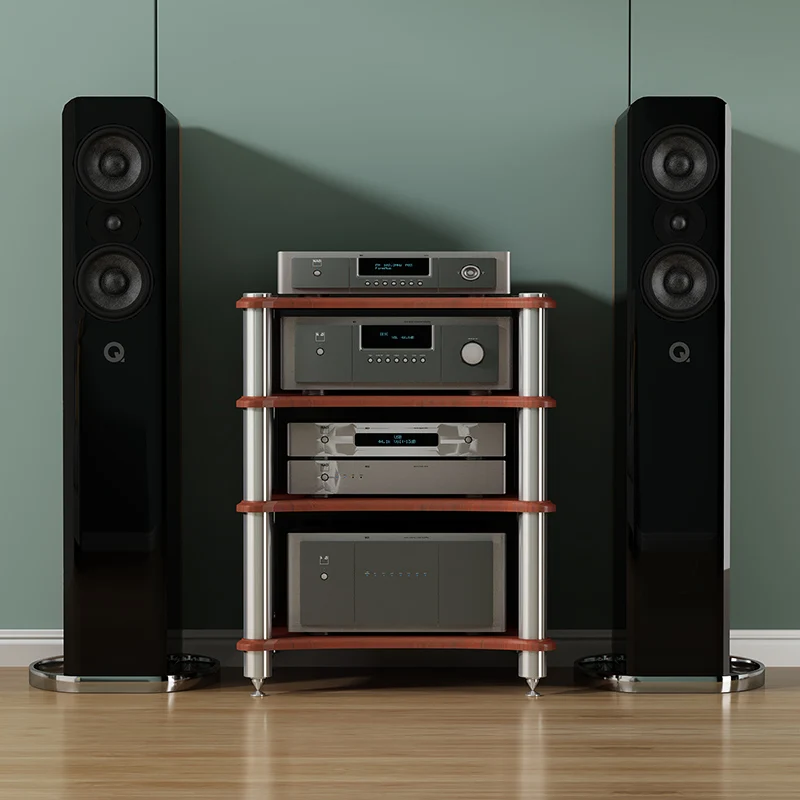 3-уровневый усилитель мощности Hi-Fi для аудиокабинета стойка звуковой колонки с