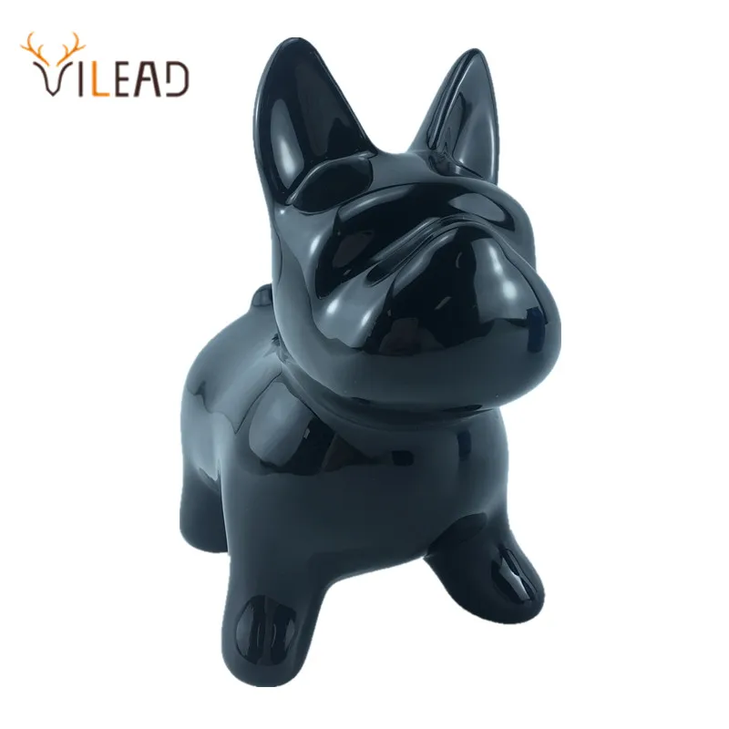 Керамическая собачья Статуэтка VILEAD 16 см копилка ремесла ТВ-шкаф внутренняя