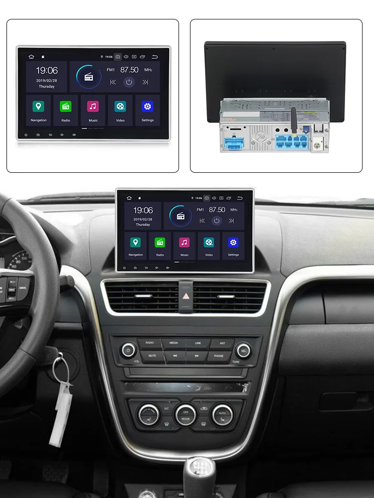 Ips вращающийся экран DSP 2 din 10,2" Android 9,0 автомобильный Радио gps навигация Универсальный мультимедийный стерео плеер wifi BT HD без DVD