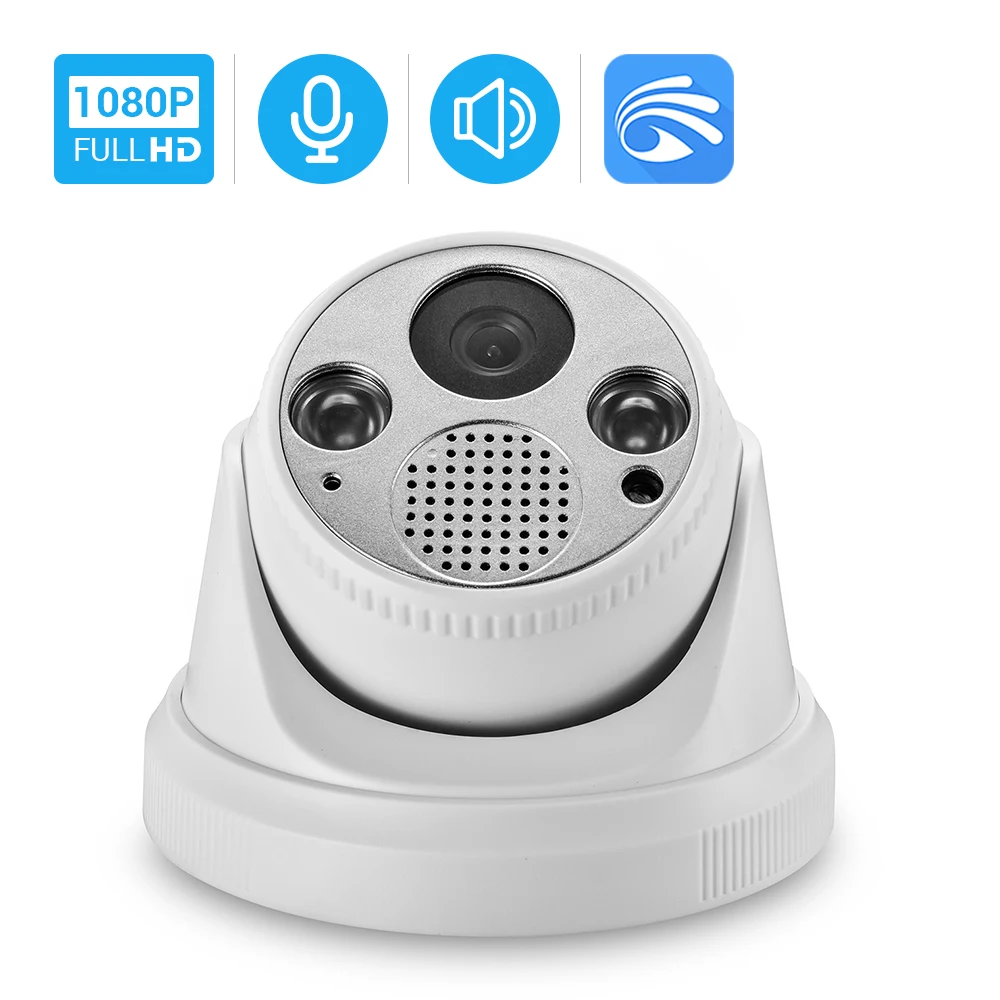Беспроводная камера Hamrolte Yoosee Wi Fi HD 1080P для помещения Onvif двусторонняя аудиосвязь
