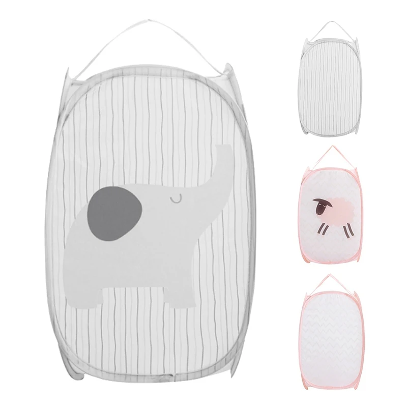 Household Hamper Foldable Cartoon Storage Basket Home Laundry Baskets Toy Container | Дом и сад