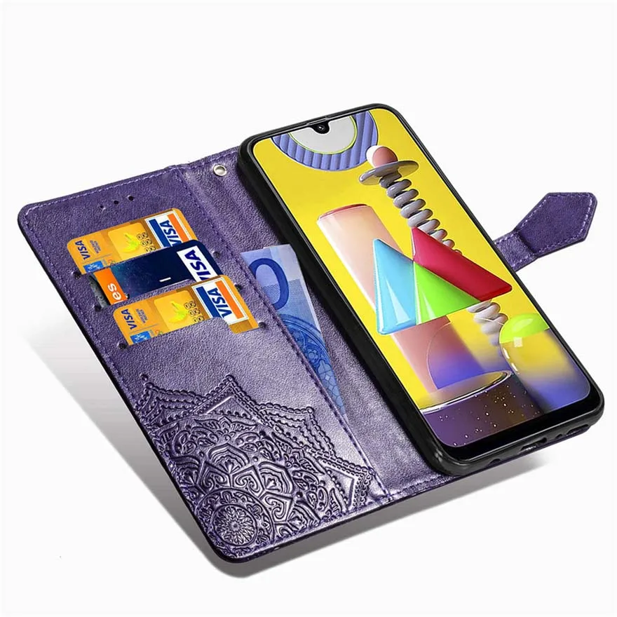 Кожаный чехол книжка с объемной мандалой для Alcatel 3X 2020 1 S V 3V L 3 X S1 V1 L3 X3 2019 кошелек
