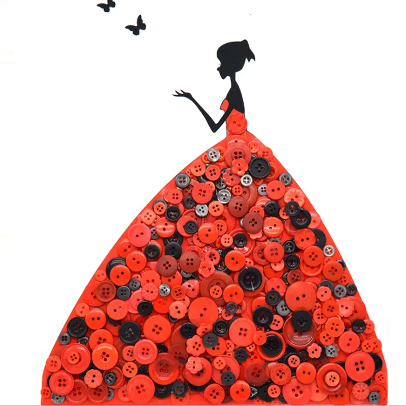 120 г разноцветные Круглые полимерные мини-кнопки аксессуары для швейной одежды