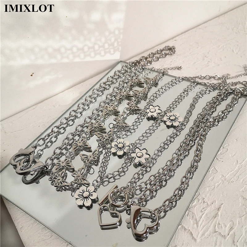 Ожерелье чокер с цепочкой в виде сердца готическом стиле Харадзюку|Цепочки| |