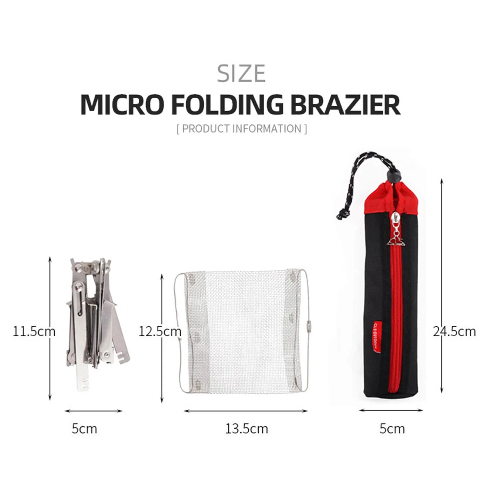 Годный для использования вне помещения миниатюрный костра Портативный складной