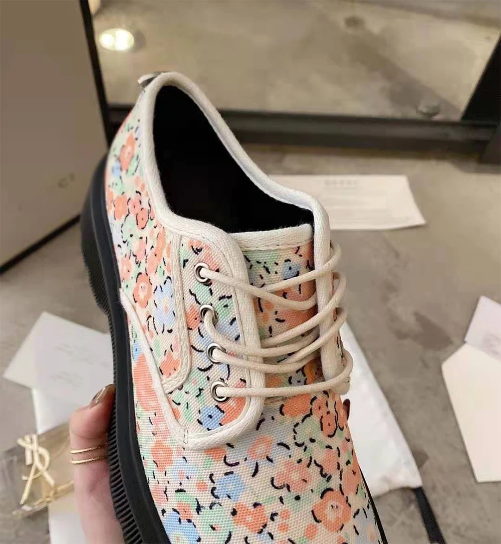 

2021 spring female new high-quality designer brand leather personality handsome trendy leather shoes 35-40 size