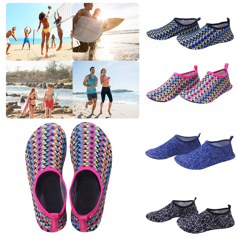 Быстросохнущие пляжные носки для дайвинга летние спортивные бассейна с рисунком