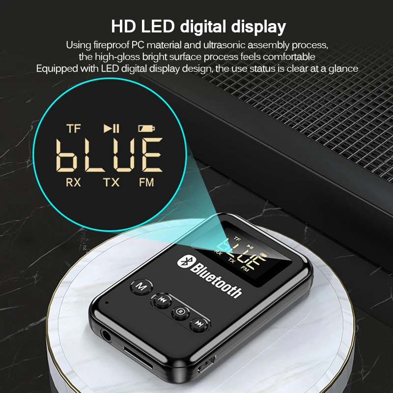 2020 Bluetooth 5 0 передатчик и приемник беспроводной адаптер стерео аудио