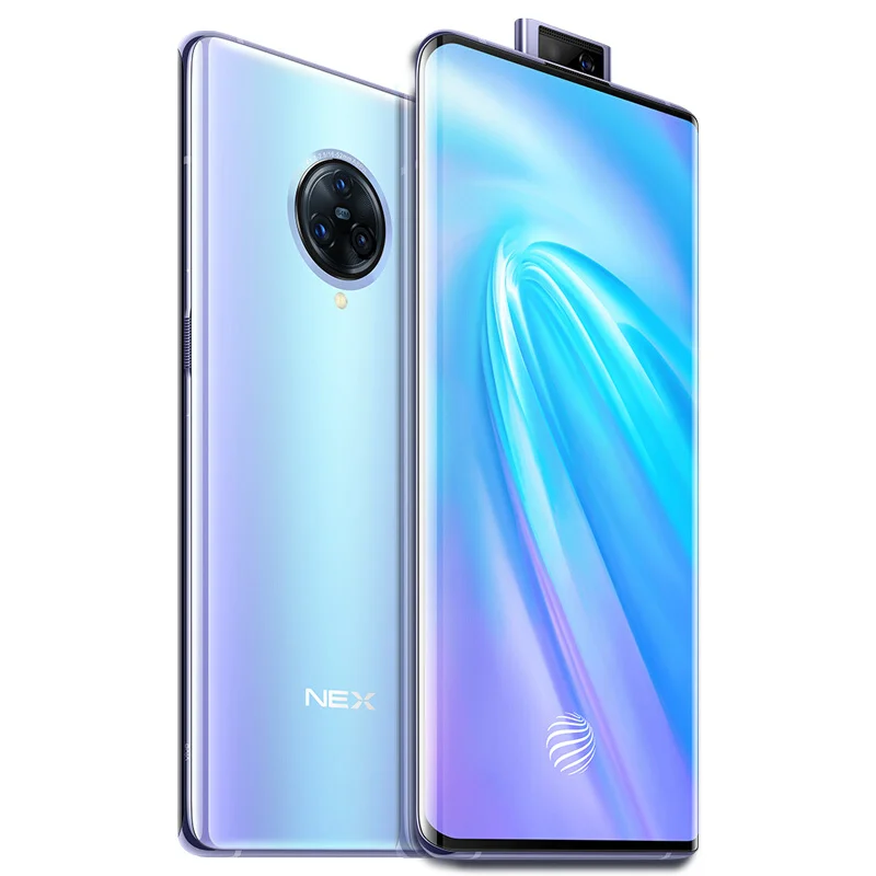 Vivo Nex 3 4G мобильный телефон 6,8" FHD Snapdragon 855 Восьмиядерный 8 ГБ ОЗУ 128 Гб ПЗУ 64.0MP 44 Вт Зарядное устройство Android 9,0 телефон