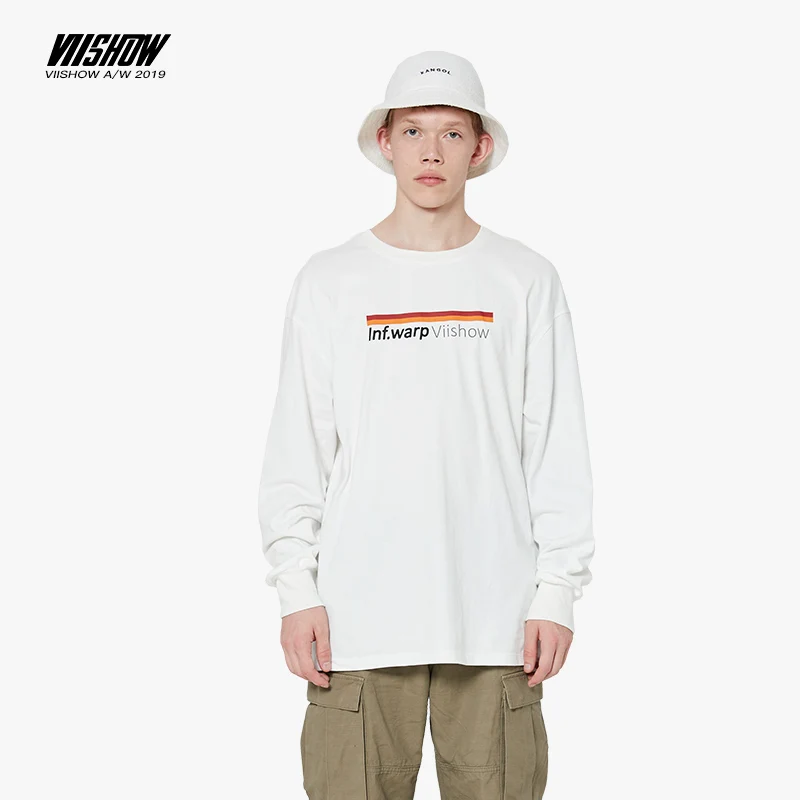VIISHOW 2019 модная брендовая мужская футболка с круглым вырезом и принтом Мужская