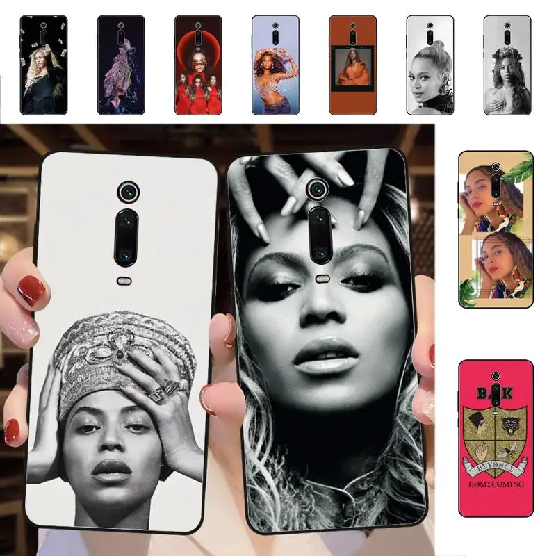 

YNDFCNB Beyonce Phone Case for Redmi 5 6 7 8 9 A 5plus K20 4X 6 cover