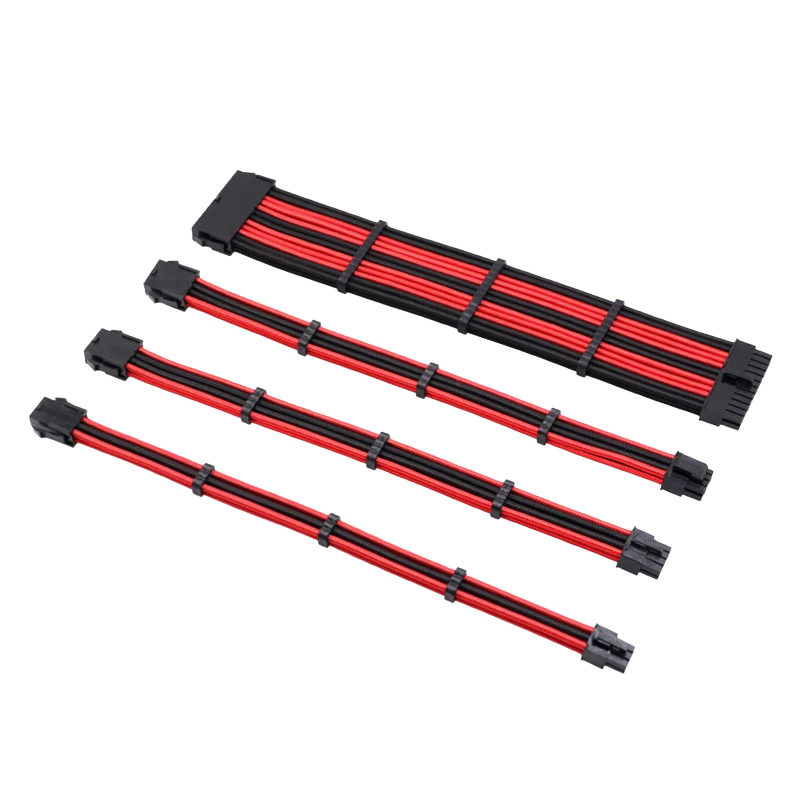 

Сетевой кабель с нейлоновой оплеткой ATX, 30 см, 1x24 P, удлинитель ATX, 1x (62), 8 P, 1x(44), 8 P, 1x6 P, кабель Ki