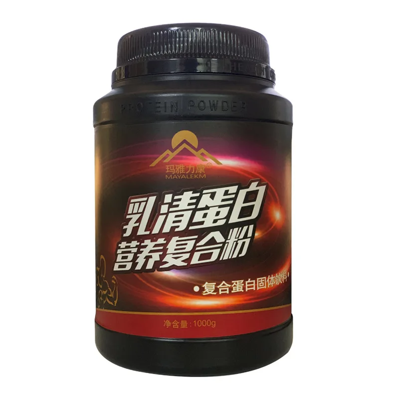 

Mayalikang Brand Whey Nutritional Protein Powder Muscle Gainer Vanilla Flavor Fitness Powder 1000g