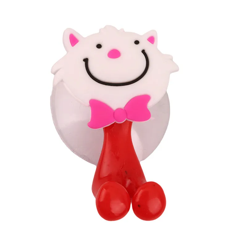 Экологически чистые милые животные мультфильм присоска держатель зубной щетки