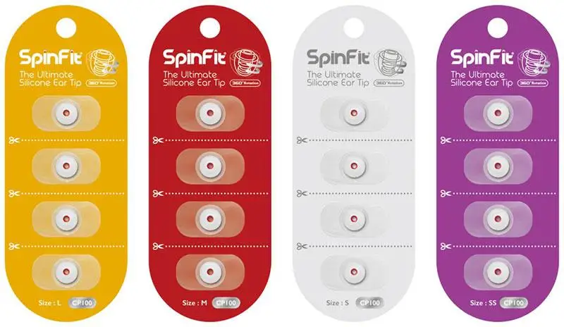 DUNU SpinFit CP100 CP800 CP145(1 карточная игра) Запатентованный 360 градусов свободное вращение силиконовые вкладыши CP100 CP-100 CP-145 CP-800(2 пары