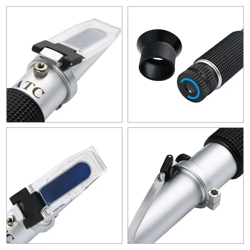 Рефрактометр для пива и вина двойная шкала удельный вес 1 000 120 БРИКС 0 32% заменяет