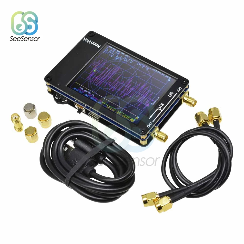NanoVNA цифровой анализатор с сенсорным экраном VHF UHF 50 кГц 900 МГц| |