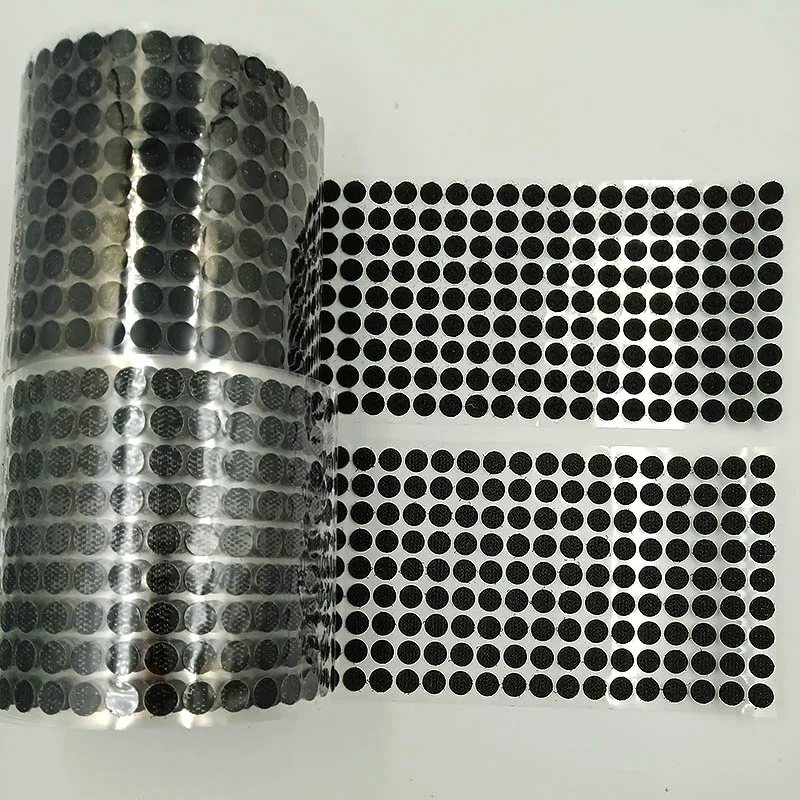 Самоклеящаяся крепежная лента 10-30 мм крючок петля диск монета сделай сам черная