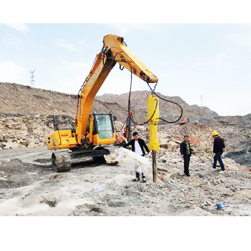 Мощная большая гидравлическая каменная дробилка используется для разделения и