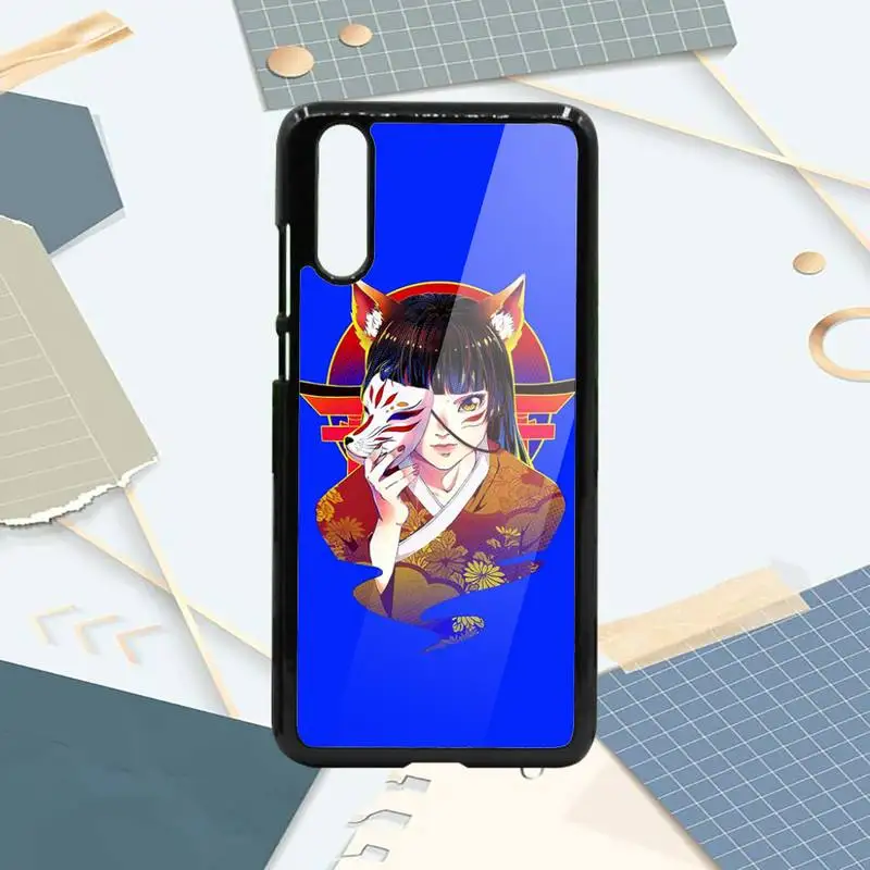 

Japanese Style Anime Fox Phone Case PC For Samsung galaxy S note 8 9 20 10 e lite2019 plus pro ultra