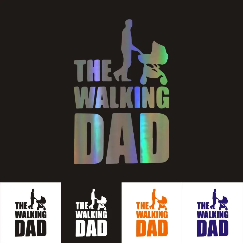 Смешная Автомобильная наклейка 11*20 см на бампер автомобиля валикинг папа