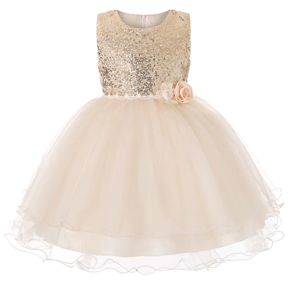 

3-13Y Children Dress Girls Princess Dresses Sequined Mesh Tutu Dress Sleeveless Ball Gown Christmas Dress Girl Party Dresses
