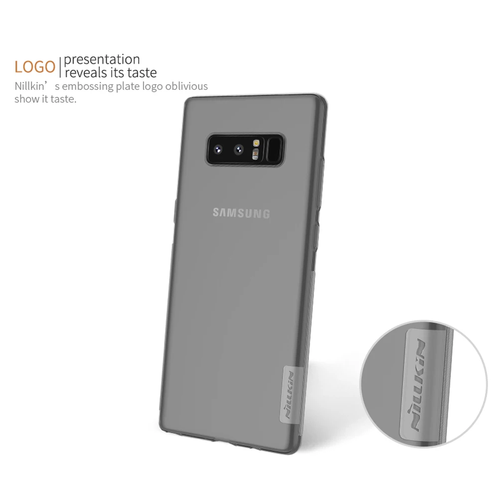 Для samsung Galaxy Note 8 9 чехол Nillkin натуральный прозрачный мягкий кремний TPU чехол для телефона samsung Note9 задняя крышка