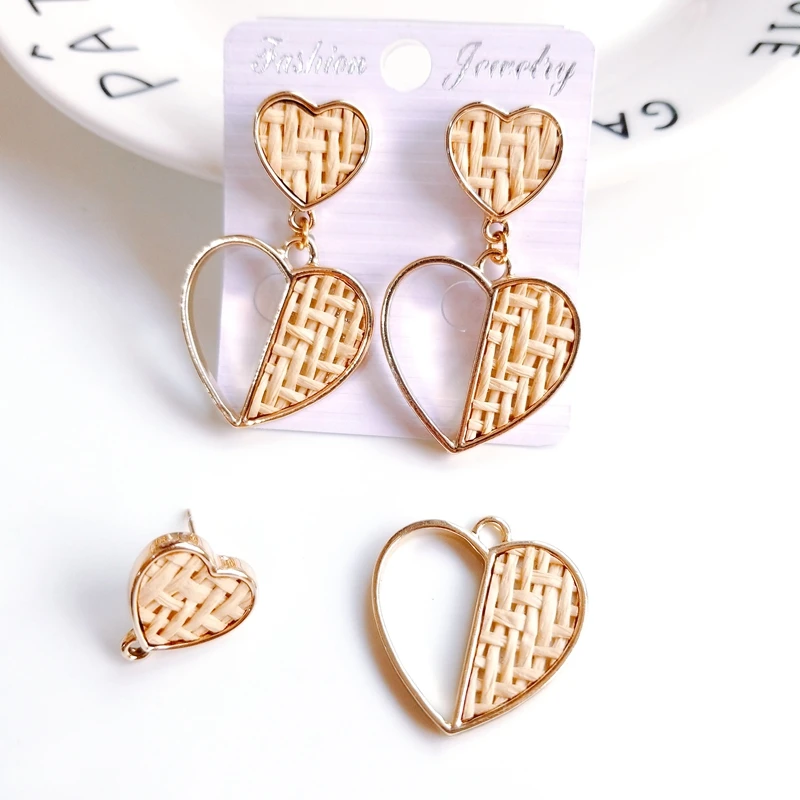 6 шт./упаковка серьги из бамбукового сплава | Украшения и аксессуары