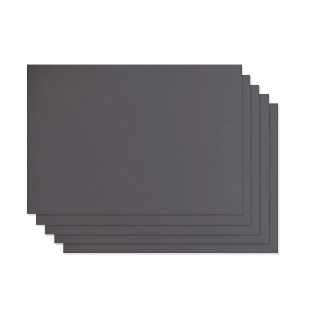 5 шт. 297*210 мм черный резиновый магнитный лист без заднего клея для обучения, на магните листов A4 магнитный лист доска мягкий магнит