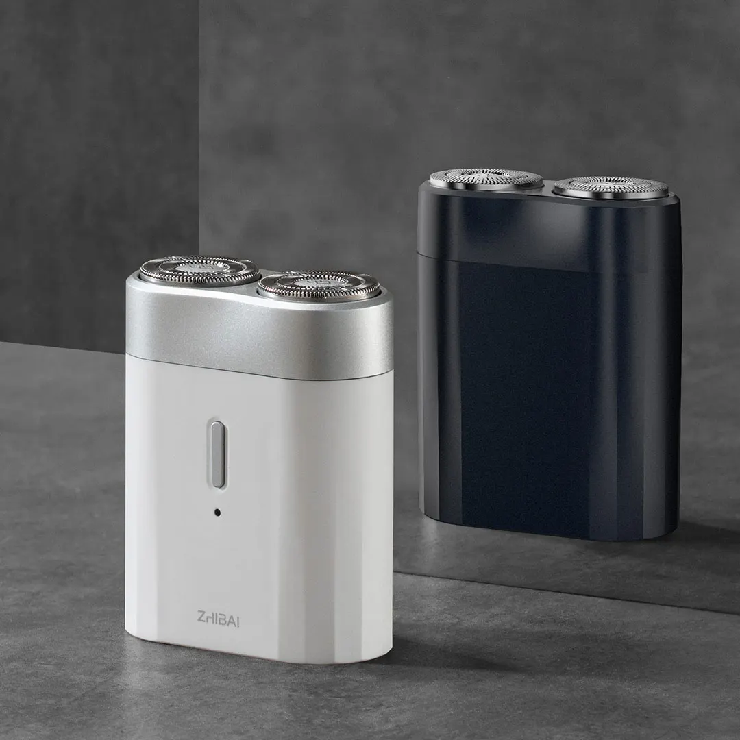Zhibay электробритва, Водонепроницаемая бритва с usb-разъемом type-C, триммер для бороды, машинка для стрижки и бритья для мужчин