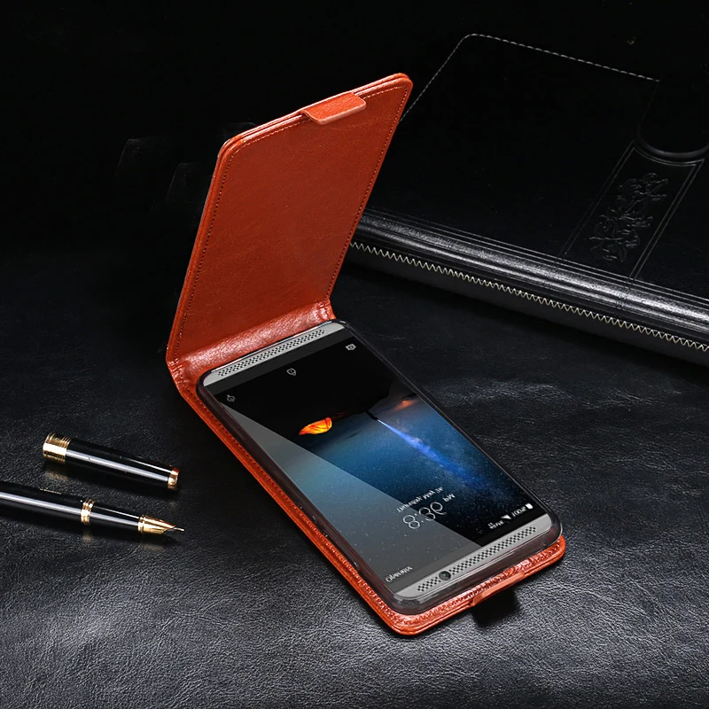 IDEWEI для ZTE Axon7 Mini чехол 4 цвета высококачественный кожаный с откидной крышкой Axon 7