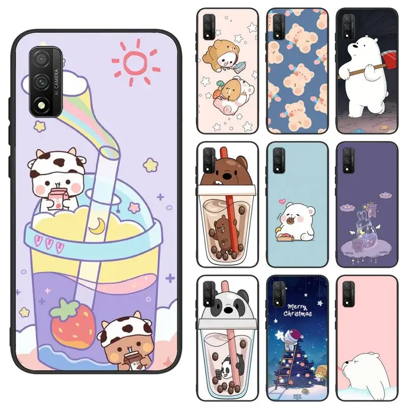 

Cartoon Bear Phone Case for Samsung Galaxy J2 J4 J5 J6 J7 J8 Note5 7 8 9 10 20 prime plus lite ultra pro Fundas cover
