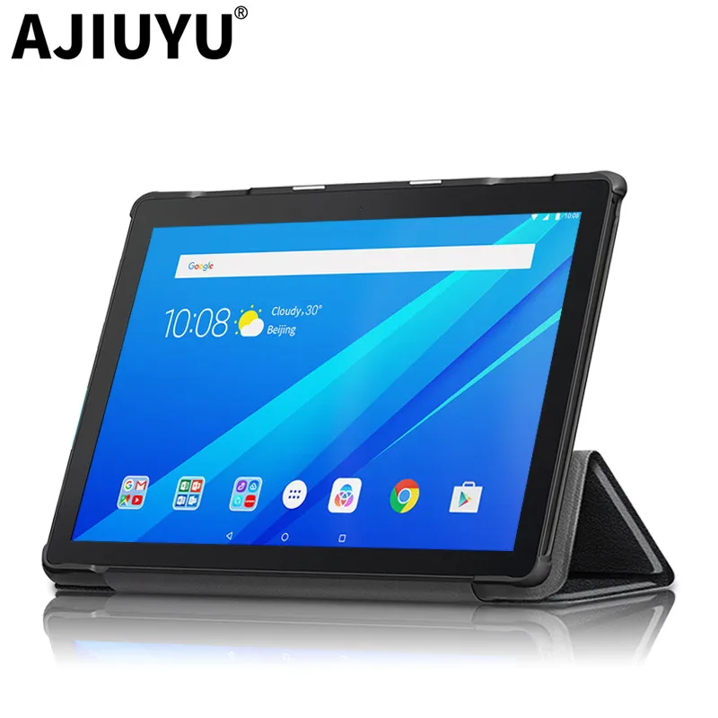Чехол для Lenovo Tab P10 умный кожаный чехол планшета тонкий магнитный складной с