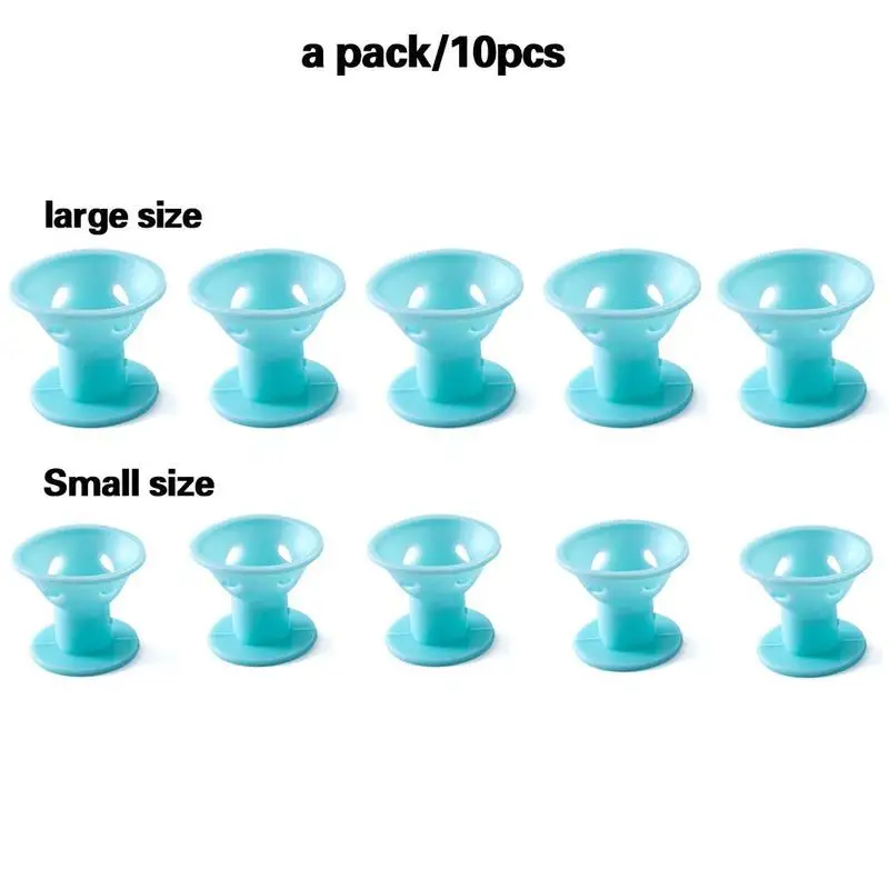 10 шт. волшебные бигуди Длинные Спиральные Завитки для волос|Бигуди| |