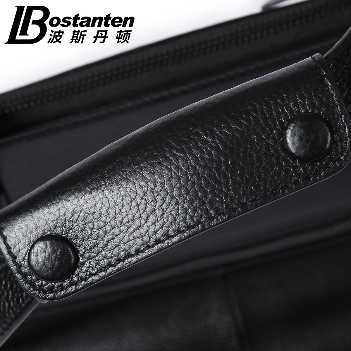 Мужская деловая сумка мессенджер botanten из натуральной воловьей кожи через плечо