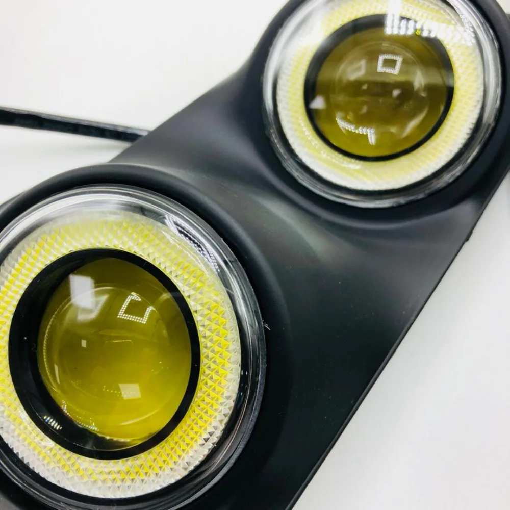 Один комплект водонепроницаемых светодиодных противотуманных фар