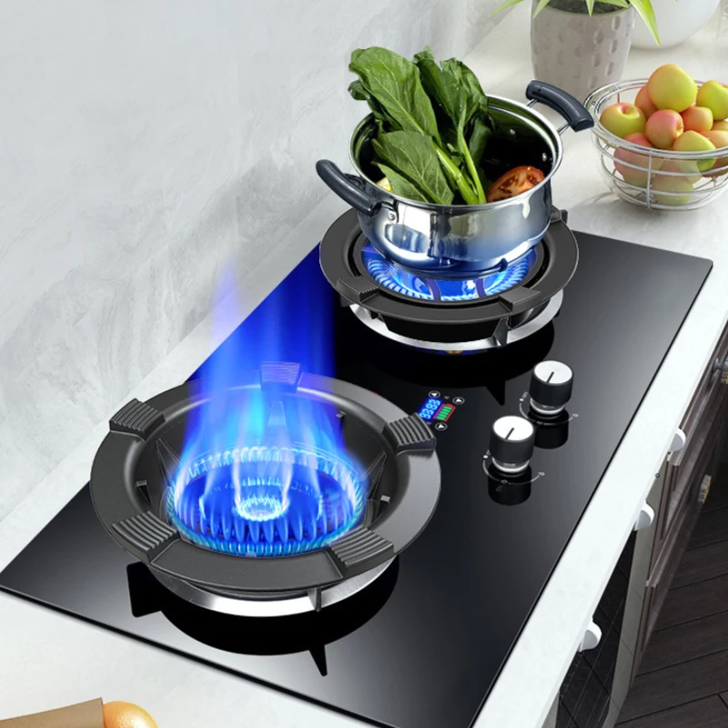 

New Energy Saving Bracket Gas Stove Cast Iron Wok Stand Cover Disk Fire Reflection Windproof Accessories For LPG Cooker Kitchen