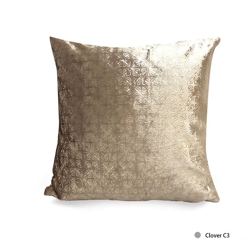 Геометрический абстрактный бронзирующий чехол для подушки дома спальни
