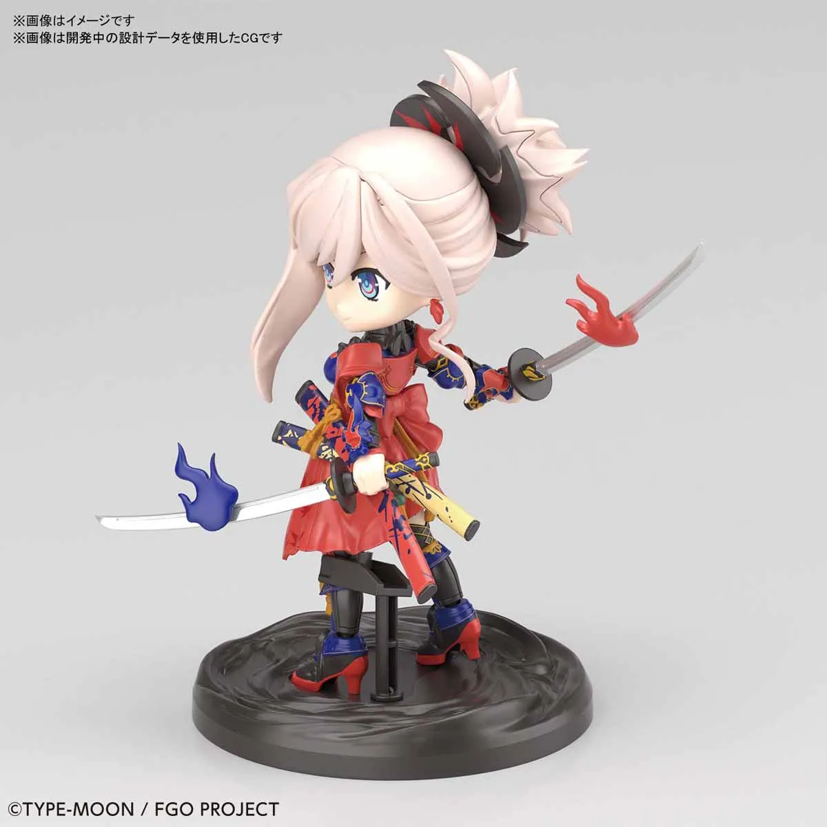 Фигурка Bandai сборная Fate FGO Saber Miyamoto Musashi Fate/Grand Order модификация модели деформируемая
