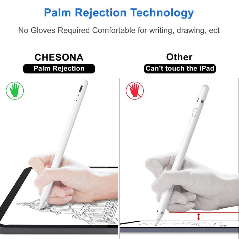 Для iPad карандаш Apple ручка стилус для Pencil 2 1 Air 4 10 9 Pro 11 12 2020 3 5 2019 Mini сенсорная |