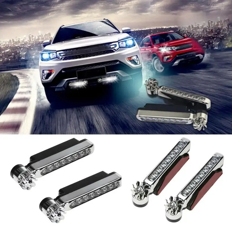 2 шт. автомобильный беспроволочный ветровой светодиодный светильник на голову