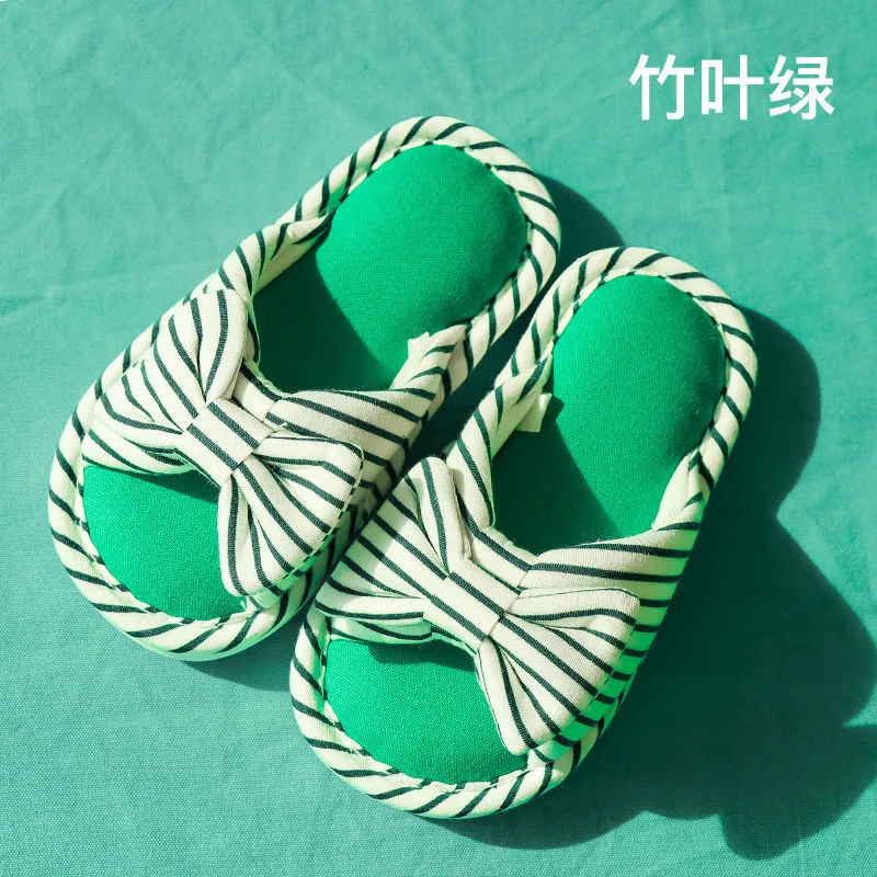 

Children's Slippers Women's Summer Indoor Antiskid Baby's Girl's Linen Sandals Cotton girls Slippers platforms garden