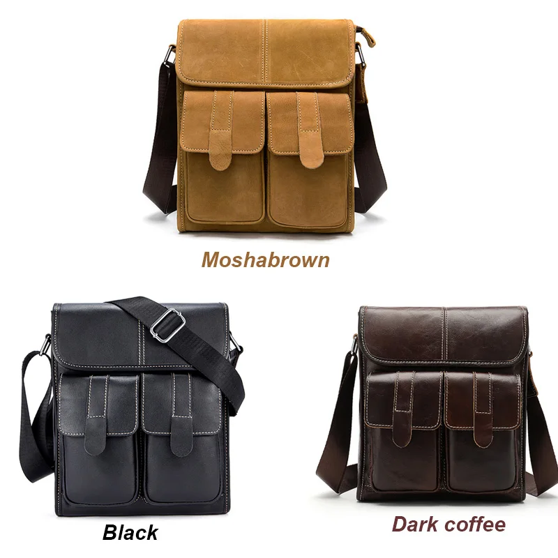 MVA Мужская сумка из натуральной кожи сумки на плечо для мужчин крошечные сумочки