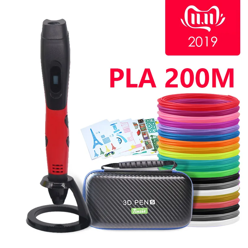 3d Ручка ручки светодиодный дисплей принтер pen-3d волшебные giftspen 3 d новогодний