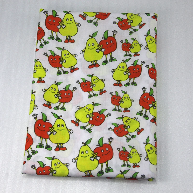 Apple Снова в школу текстиль полиэстер хлопчатобумажная ткань лоскутное шитье для