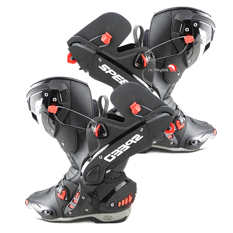 Мужские мотоциклетные ботинки водонепроницаемые высокие для мотокросса Dirt bike ADV