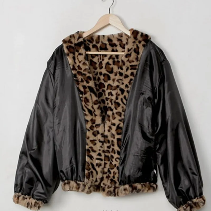 MUMUZI зимнее короткое стильное лохматое пальто женская теплая плюшевая куртка с