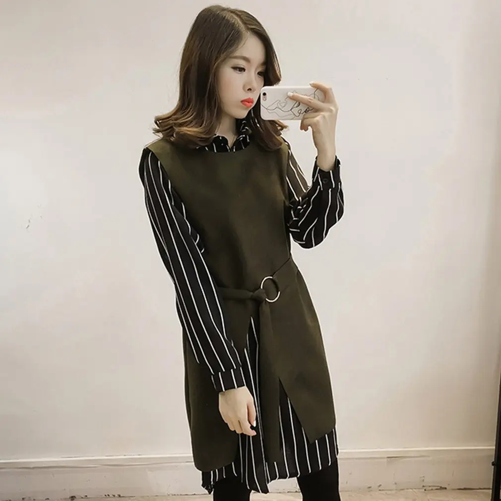 Женский офисный костюм комплект из 2 предметов весенне-осенний спортивный