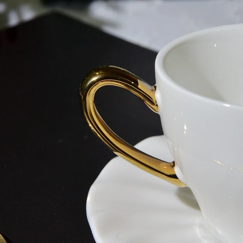 Кружка CreativeGolden edge с диском керамическая кружка старинные чашки чашка для молока