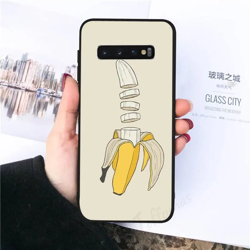 

Fruit Banana Lemon Phone Case For Samsung galaxy S 8 9 10 20 21 30 A 30 50 51 70 note 10 plus Ultra 5g